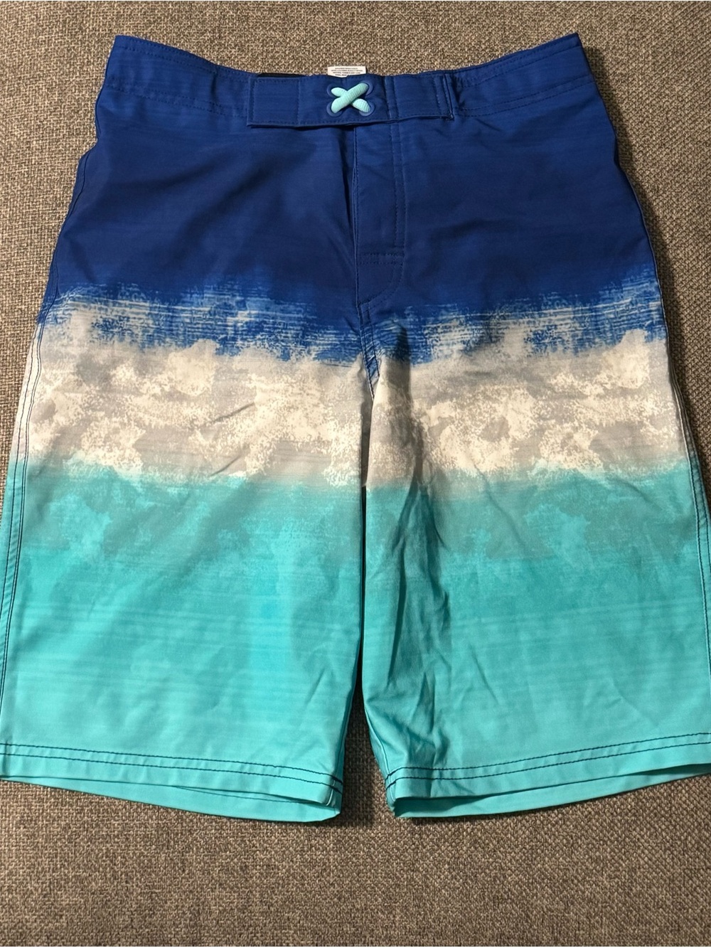wonder nation Royal Blue Boys' Swim Trunks with Mesh Lining Size XXL